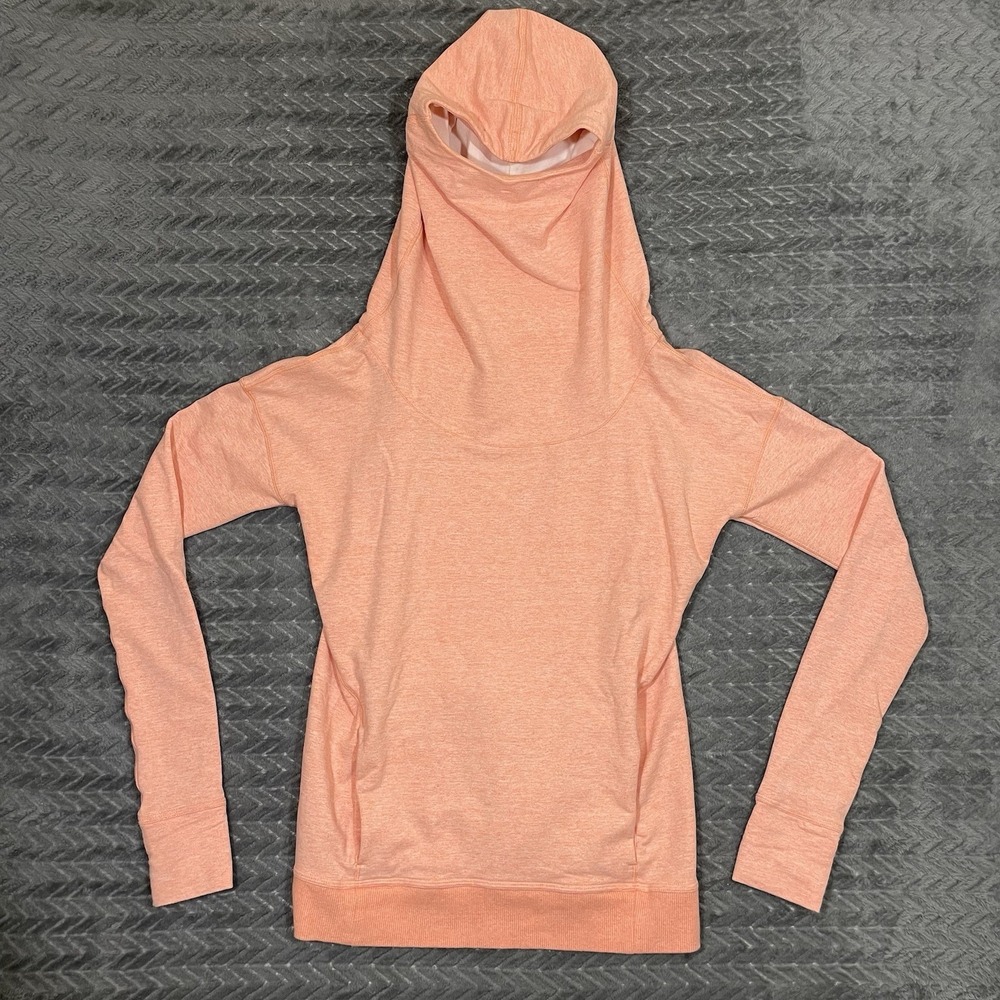 Lululemon Stress Less Hoodie 4 Double Pullover Cowl Neck Sweatshirt Athletic